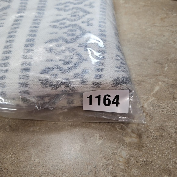 J Jill Sweater Women M White Fair Isle Nordic Knit Crewneck Preppy Cabincore - Picture 10 of 11